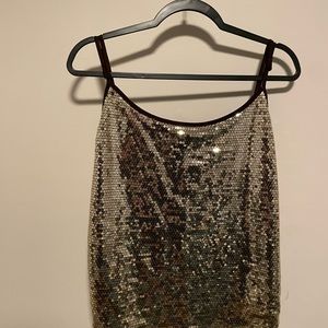 Sparkly tank top